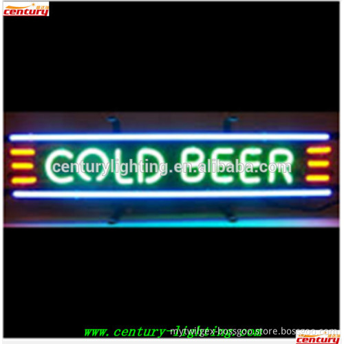 cold beer neon sign
